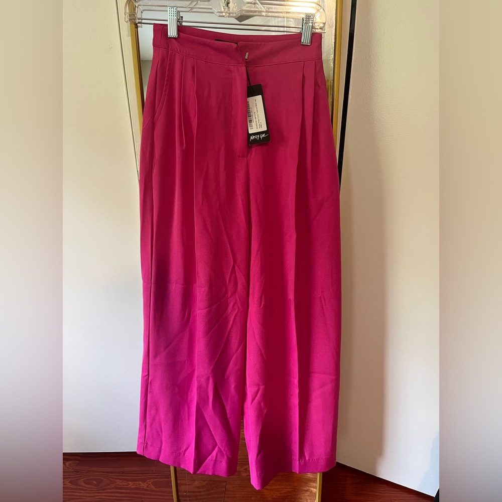 Nasty Gal Pink Trousers